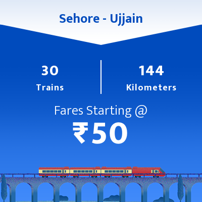 Sehore To Ujjain Trains